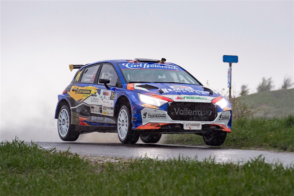 Simon Vallentin har meldt sin ankomst til Rally Stoholm, hvor han har allieret sig med Line Lykke Jensen som co-driver.
(Foto: Jokum Tord Larsen)